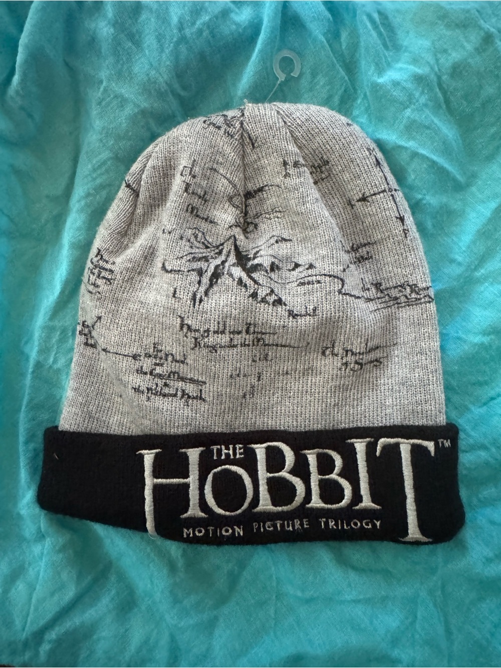 The Hobbit Gray and Black Beanie Hat